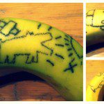 tatouages sur banane