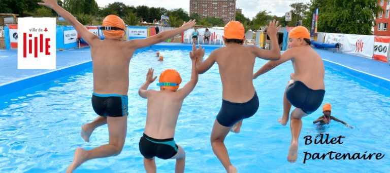 Banniere piscine ete a Lille